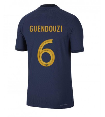 France Matteo Guendouzi #6 Replica Home Stadium Shirt World Cup 2022 Short Sleeve